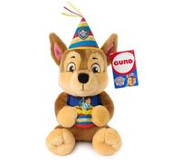 Paw Patrol Peluche de Chase de la Patrulla Canina de GUND, Peluche Oficial de Chase, Juguete sensorial para niños a Partir de 1 año, 24 cm