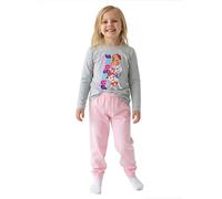 Paw Patrol Pijama Niña Pawsome Conjunto de Pijama Niño de Manga Larga Top con Pantalones Rosa/Gris, rosa/gris, 110/116 cm