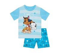 Paw Patrol Pijama Niño Patrulla Canina | Corto Pijamas De Niños | Pijamas Niño Verano | Azul7-8 años