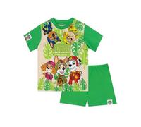 Paw Patrol Pijama Patrulla Canina Pijama Corto Niño | Pijamas para Niños | Pijamas Niño Verano | Verde 6-7 Años