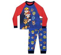 Paw Patrol Pijama Patrulla Canina | Rubble, Marshall, Chase Pijama Niño | Manga Larga Pijamas Niños Multicolor 6-7 años