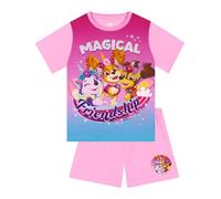 Paw Patrol Pijamas Niña, Pijama Niña Skye Liberty y Everest, Pijama Chica Manga Corta, Rosa 6-7 años