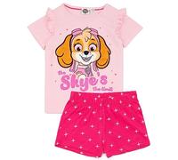 Paw Patrol Pijamas para niñas | Conjunto de Pijama con Camiseta Rosa y Shorts Cortos Skye para Niño pequeños | Regalos de Merchandising de Personajes