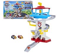 PAW Patrol Playset with Vehicles, Scale True Metal Adventure Bay Rescue Way-Juego con 2 vehículos exclusivos, Escala 1:55, Multicolor (Spin Master PAWP-309537)