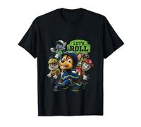 Paw Patrol Policía Cachorro Chase Lets Roll con Grupo Camiseta
