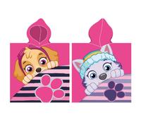 Paw Patrol Poncho Infantil de Playa para Niños,Toalla Infantil Toalla de Baño con Capucha,100% Poliéster.Licencia Oficial para Niños de 2 a 8 años