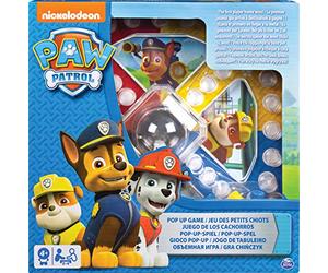 Paw Patrol Popper Game Niños Juego de azar - Juego de tablero (Juego de azar), 4 años, Modelos Surtidos