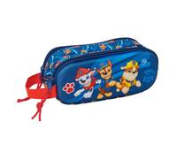 Paw patrol - portatodo doble 3d, estuche infantil, estuche niño, idea