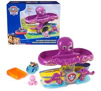 PAW PATROL Pup Squad - Juego de Pulpo con Pista de Carreras, rampa, Chase Pup Squad Racer y Calamar bebé, Adecuado para niños a Partir de 3 años