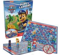 Paw Patrol Pups 'n Ladders Puppies Snakes and Ladders Family Social Board Game para niños.