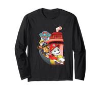 Paw Patrol Pups On Tower Slides Manga Larga