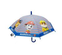 Paw patrol pups rule - paraguas cúpula manual, 8 paneles, varillas me