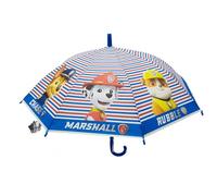 PAW PATROL PUPS RULE - Paraguas Cúpula Manual, 8 Paneles, Varillas Metálicas, Cómodo y Versátil, Calidad y Resistencia, 43 cm, Material Poliéster