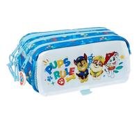 Paw Patrol PUPS Rule - Portatodo Triple Big, Estuche Infantil, Estuche Niño, Ideal para Niños en Edad Escolar, Cómodo y Versátil, Calidad y Resistencia, 21.5x8x10 cm, Color