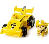 PAW Patrol Ready, Race, Rescue Rubble's Race & Go - Vehículo de Lujo con Sonidos, para niños a Partir de 3 años