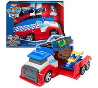 PAW Patrol Ready, Race, Rescue Vehículo móvil Pit Stop Team con Sonidos, para niños a Partir de 3 años