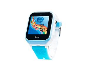 Paw Patrol Reloj Inteligente para Niños 4G con Divertidos Filtros de Cámara - Chat, Llamadas, Videollamadas, Cámara, Medición del Estado Físico, etc. - Pantalla Edad 6+ (Azul)
