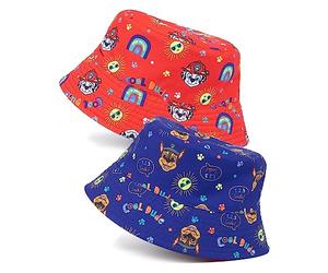 Paw Patrol Reversible Bucket Hat Boys | Los niños pequeños persiguen a los Personajes Azules y Marshall Rojos Gorra de Sol | Películas Series de TV Regalos Mercancía