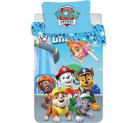 Paw Patrol Ropa de Cama 100% algodón, Azul, 100 x 135 + 40 x 60 cm