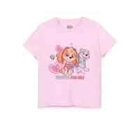 Paw Patrol Rosado Pawsitive Vibes Only Camiseta de manga corta Chicas