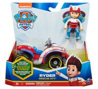 Paw Patrol Ryders Rescue ATV Toy Vehicle con figura de accin coleccionable juguetes para nios de mente sostenible para nios y nias de 3 aos