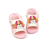 Paw Patrol Sandalias Niñas | Niños pequeños Skye The Helicopter Rescue Pup Character Sliders con correa de apoyo | Zapatos rosados de verano