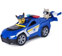 Paw Patrol: Search & Rescue, vehículo de Rescate de Chase con 2 Figuras, Coche de policía de Juguete con función de propulsión, Juguetes para niños y niñas a Partir de 3 años