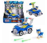 PAW PATROL Selección de vehículos Rescue Knights Deluxe Cars con figuras de juego, figura: Chase