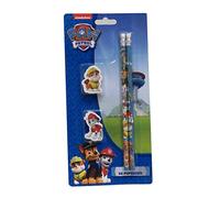 Paw Patrol - Set 2 lápices + 2 Gomas en Blister (CYP Imports GS-411-PW)