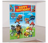 Paw Patrol - Set de cumpleaños: guirnalda para fiestas (Amscan International 670422)