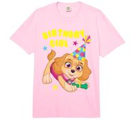Paw Patrol Skye Birthday Girl Party Comfort Colors Adult Heavyweight T-Shirt