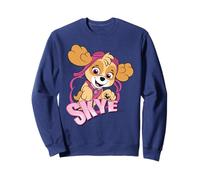 Paw Patrol Skye Cartoon Rescue Girl Power Pup Obra de Arte Retro Sudadera