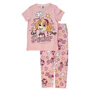 Paw Patrol Skye Chica del Perrito del Poder Niñas Larga Pijamas Set Rosa Palido 110