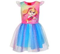Paw Patrol Skye Colorido Vestido de Manga Corta de Tul, Vestido de niña 7-8 años