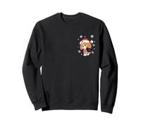 Paw Patrol Skye Left Chest Christmas Hat and Candy Cane Sudadera