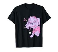 Paw Patrol Skye Pastel Sketch With Star Accents Camiseta