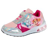 Paw Patrol Skye - Zapatillas deportivas con luces intermitentes para niñas, con luces LED, Pink, 30 EU