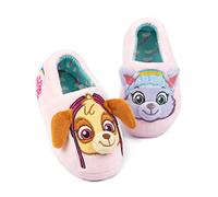 Paw Patrol Slippers Kids Toddlers | Girls Toddlers Animated Rescue Pups 3D Ears Everest Skye Pink Slip On House Shoes