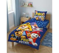 Paw Patrol Squares 3 Piezas Funda Cama 90 140x200 + Funda 63x63 + Bajera
