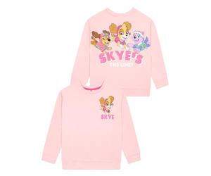 Paw Patrol Sudaderas | Sudadera Chica | Jersey Niña De Skye | Sudadera Niña con Purpurina | Rosa 5-6 años