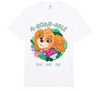 Paw Patrol: The Dino Movie A-Roar-Able Skye Tropical Comfort Colors Adult Heavyweight T-Shirt