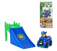 Paw Patrol: The Dino Movie, Chase Jump Shift Racers with Transforming Flip Action Police Cruiser, Preschool Toys for Girls & Boys Ages 3+