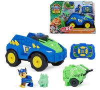 Paw Patrol: The Dino Movie, Dino por Control Remoto, vehículo por Control Remoto con Figuras de acción de Chase y Dinosaurio estegosaurio, Juguetes para niños preescolares, a Partir de 3 años