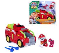 Paw Patrol: The Dino Movie, Dino Rescue Firetruck de Marshall con Lanzador de proyectiles Giratorio de 360° y 2 Figuras de acción, Juguetes para niños y niñas, a Partir de 3 años