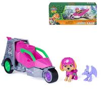 Paw Patrol: The Dino Movie, Dino Rescue Jet de Skye con alas Plegables y Gancho desplegable, Juguetes para niños y niñas, a Partir de 3 años