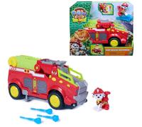 Paw Patrol: The Dino Movie, Dino Rescue Responder, camión de Bomberos de más de 25,4 cm de Largo con Figura de acción de Marshall y 3 proyectiles, Juguetes para niños y niñas, a Partir de 3 años