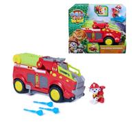 Paw Patrol: The Dino Movie, Dino Rescue Responder, camión de Bomberos de más de 25,4 cm de Largo con Figura de acción de Marshall y 3 proyectiles, Juguetes para niños y niñas, a Partir de 3 años