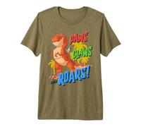 Paw Patrol: The Dino Movie Paws Claws and Roars Camiseta Premium
