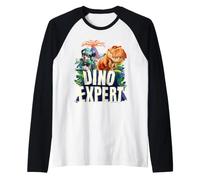 Paw Patrol: The Dino Movie Rex and Timmy Dino Expert Camiseta Manga Raglan