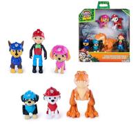 Paw Patrol: The Dino Movie, Set de Aventuras con Dinosaurios, colecciona 6 Figuras de acción, como Ryder, Rex y el T. Rex Timmy, Juguetes para niños y niñas preescolares, a Partir de 3 años